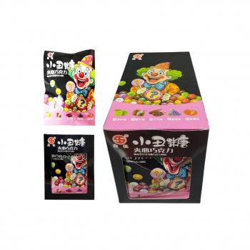 Конфета арт. 102893/102886 В шоколадной глазури "Угадай вкус" вкусы микс 20 г 20 шт. в кор.,