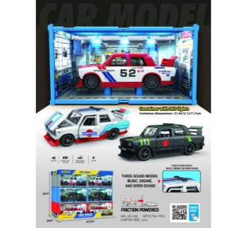 Машина инерц. арт. LD-1AX-805 ВАЗ Классика спорт свет, звук, дым 1 шт. в кор. (12 шт.) шоубокс