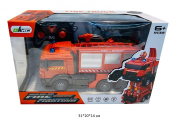 Машина на р/у арт. 828-5 Пожарная Трансформер в кор.•/24 шт./ Машина на р/у арт. 828-5 Пожарная Трансформер в кор.•/24 шт./