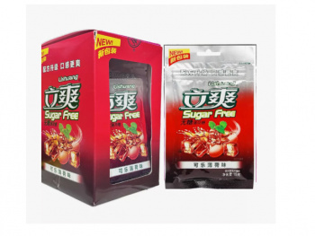 Конфета арт. 220066/220004 Леденец "Морозная кола" без сахара 12 шт. в кор.',