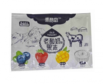 Желе арт. 730867 Фруктово-йогуртовый Набор 4 в 1 вкусы микс 20 шт. контейнер