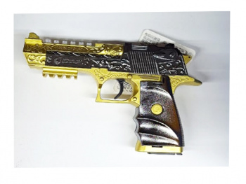 Оружие арт. 169-1 Пистолет на батар. звуковые эффекты (12 шт.) шоубокс=