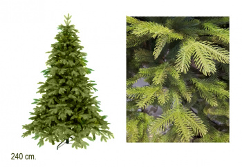 Елка 240 см арт. 2022-601-240 Зеленая №2 литье в кор.