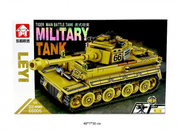 Конструктор арт. 66006 Танк 528 дет. в кор._