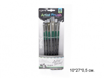 кц_Кисти арт. YL243705-5 Набор 6 шт. овальные