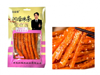 Соевое мясо арт. 922882 Острые пряно-сладкие палочки с кунжутом 76 г 10 шт. розовая упаковка'#