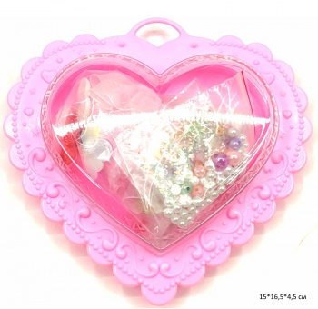 Набор для плетения арт. MD-981 Браслетов шкатулка "Сердце"_ Набор для плетения арт. MD-981 Браслетов шкатулка "Сердце"_