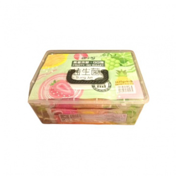 Желе арт. 790434 Фруктовое 35 г в пак. вкусы микс 40 шт. пласт. контейнер