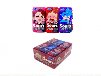 Конфета арт. 290672 Кислая "Ягодный микс" 6 г 30 шт. в кор.#;/ Конфета арт. 290672 Кислая "Ягодный микс" 6 г 30 шт. в кор.#;/