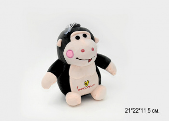 им Обезьяна арт. 90905-3 Розовые щечки на присоске 20 см в пак.) им Обезьяна арт. 90905-3 Розовые щечки на присоске 20 см в пак.)