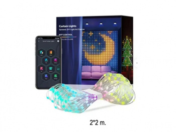 Гирлянда электр. арт. HD22-501 Смарт штора управл. пультом, приложением 2*2м в кор.