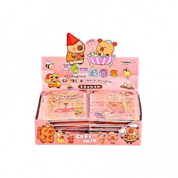 Блокнот арт. SZ365-01-802 На пружине 16*11 см Капибара ассорти в пак. (24 шт.)