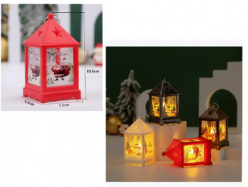 Фонарь Новогодний арт. 9181-6 В ассортименте свет (24 шт.) в кор.